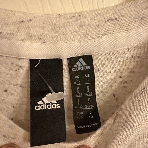 Adidas Gray Sleeveless Muscle Tee with Logo women’s size small - Picture 9 of 14